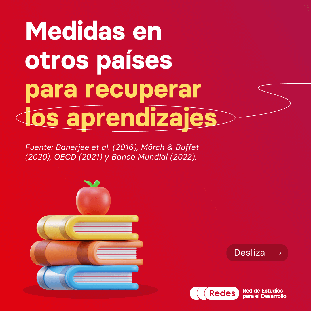 Medidas en otros países para recuperar los aprendizajes REDES