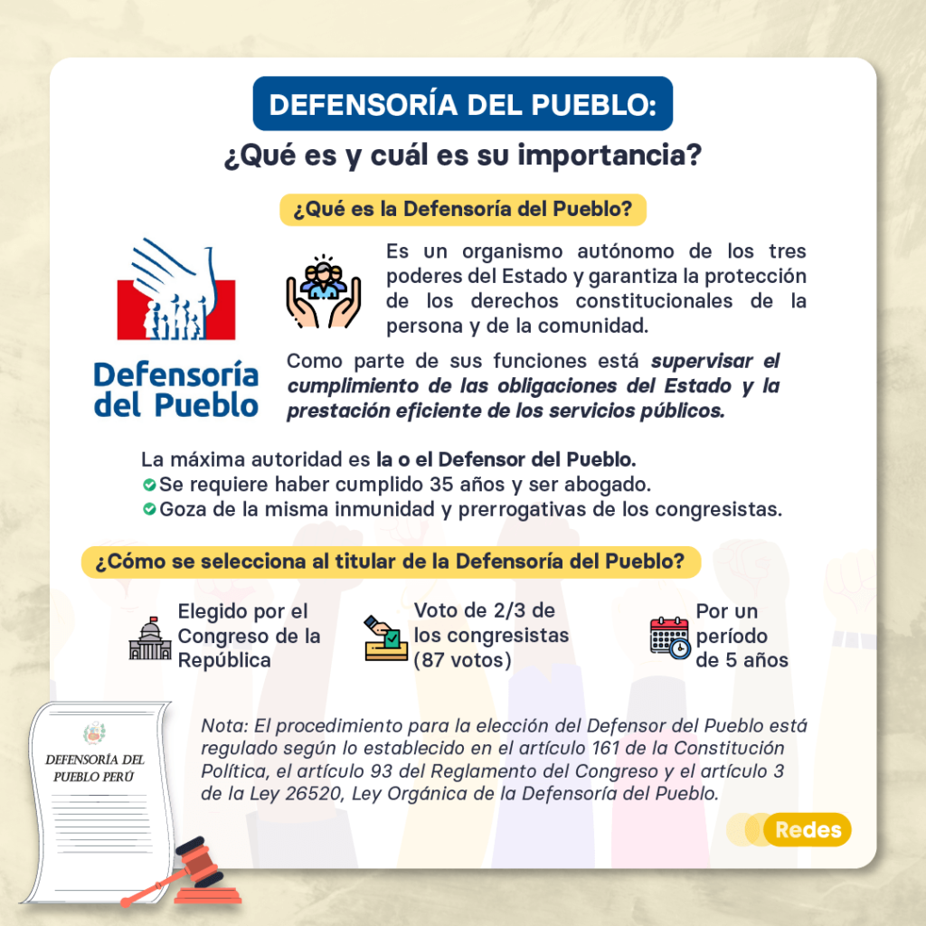 Conoce La Importancia De La Defensoría Del Pueblo Redes 7792